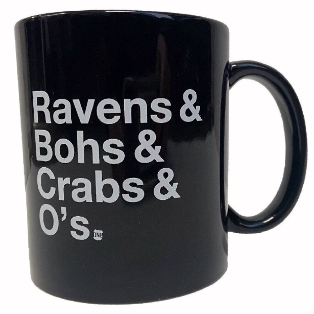 Ravens & Bohs & Crabs & O’s Coffee Mug - NEW Fast Ship